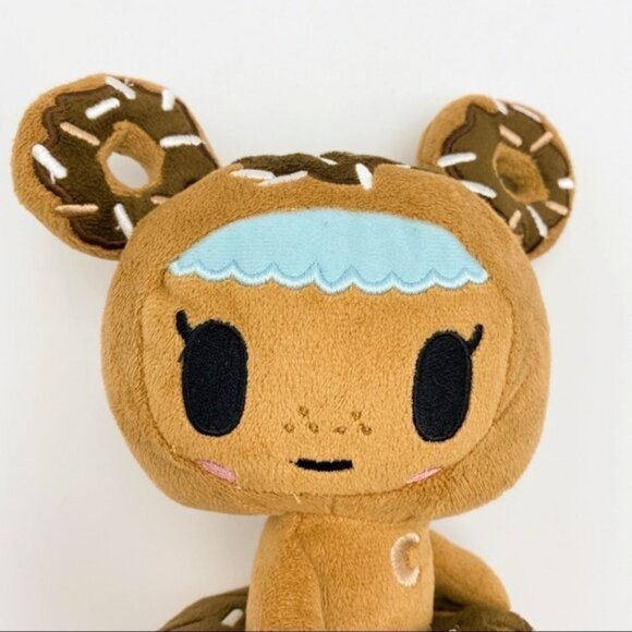 tokidoki Donutella Chocotella Chocolate Donut Stuffed Plush Toy Doll 8" - Picture 3 of 5